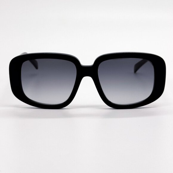 NEW CL40299U 01B CELINE SUNGLASSES BLACK GRAY WOMEN EYEWEAR - Picture 3 of 9